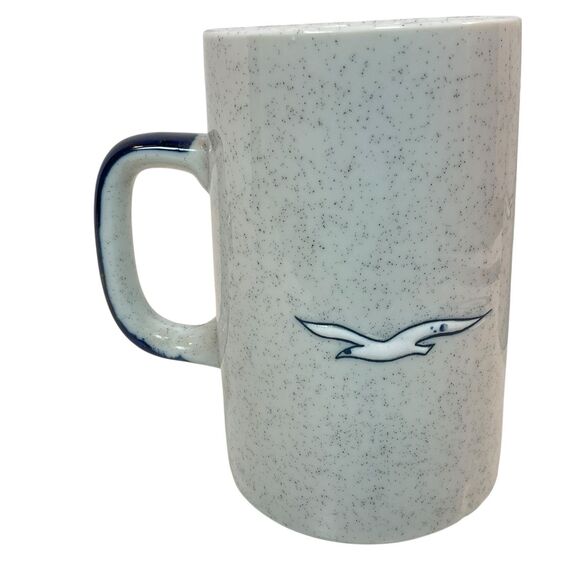 VTG 1970s Seagull Beach Coffee Mugs Smith Western Set of 2 MCM Japan 14 Oz - Picture 7 of 11